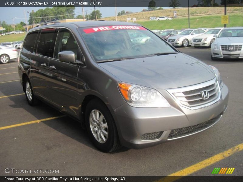 Sterling Gray Metallic / Gray 2009 Honda Odyssey EX