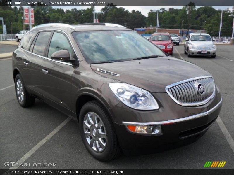 Cocoa Metallic / Cashmere/Cocoa 2011 Buick Enclave CXL