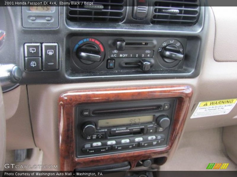 Ebony Black / Beige 2001 Honda Passport EX 4x4