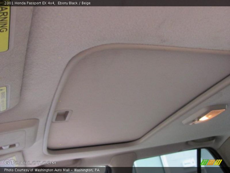 Ebony Black / Beige 2001 Honda Passport EX 4x4