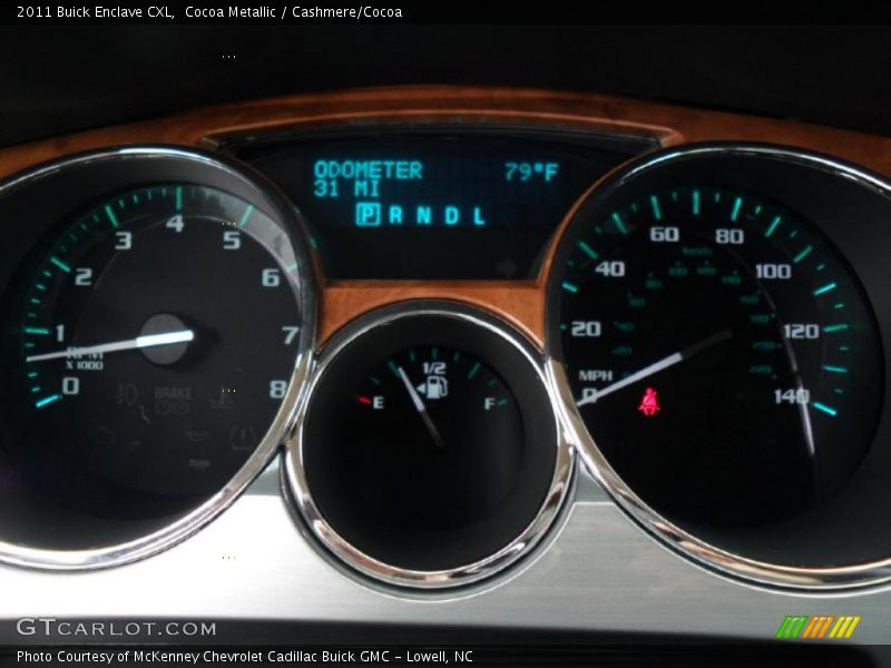 Cocoa Metallic / Cashmere/Cocoa 2011 Buick Enclave CXL