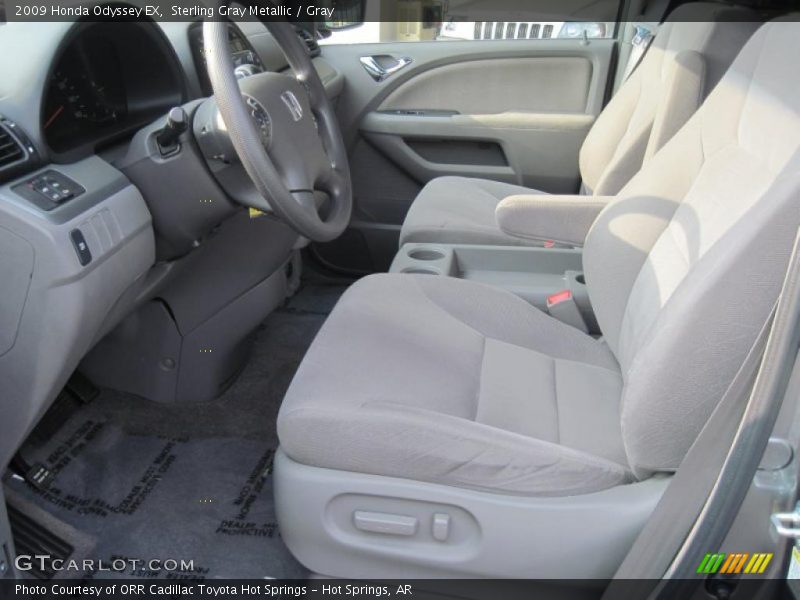 Sterling Gray Metallic / Gray 2009 Honda Odyssey EX