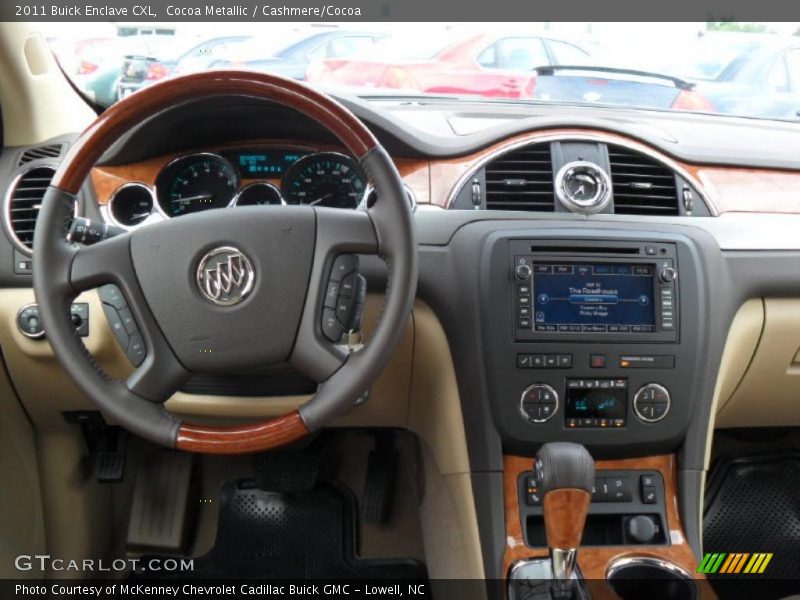 Cocoa Metallic / Cashmere/Cocoa 2011 Buick Enclave CXL