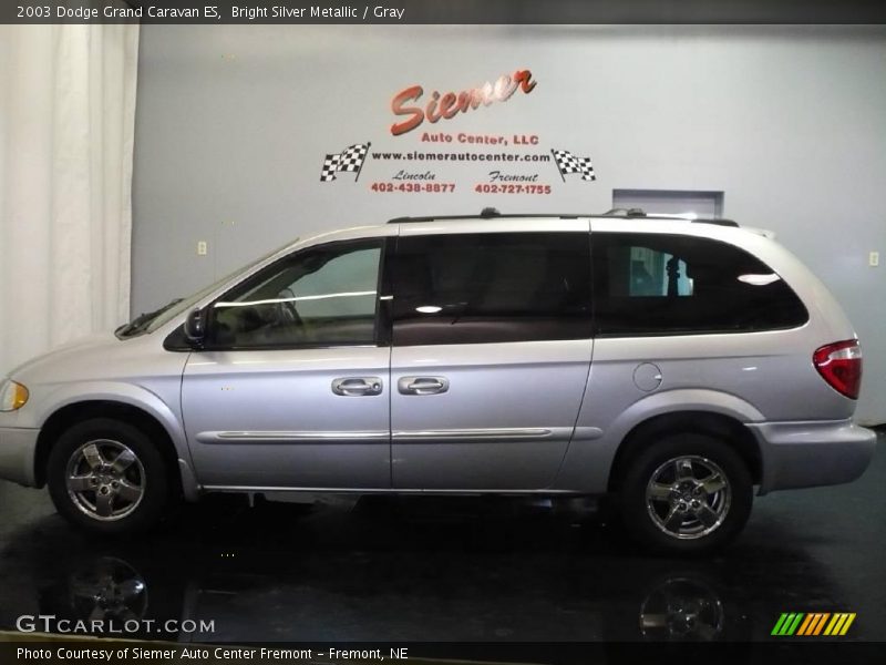 Bright Silver Metallic / Gray 2003 Dodge Grand Caravan ES