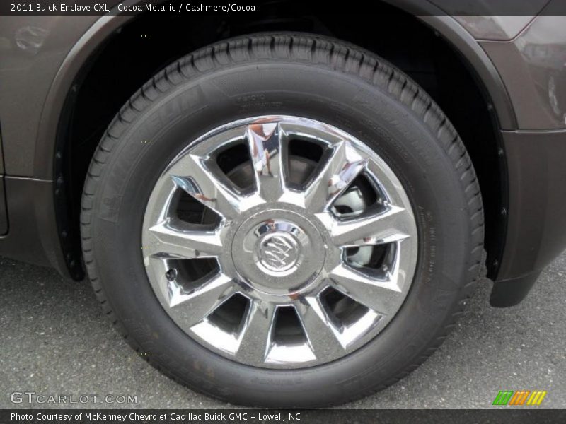 Cocoa Metallic / Cashmere/Cocoa 2011 Buick Enclave CXL