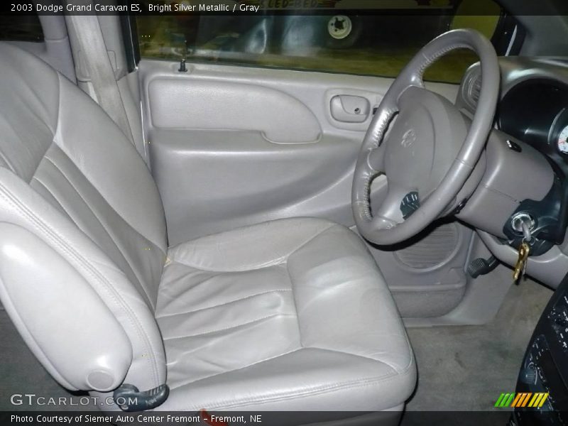 Bright Silver Metallic / Gray 2003 Dodge Grand Caravan ES