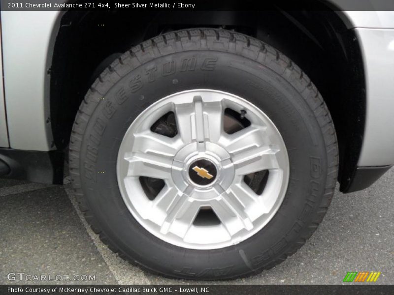 Sheer Silver Metallic / Ebony 2011 Chevrolet Avalanche Z71 4x4