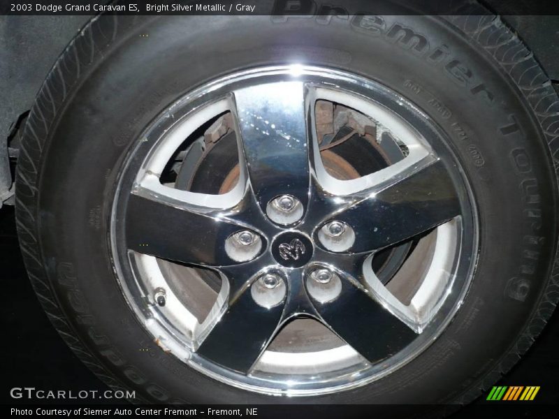 Bright Silver Metallic / Gray 2003 Dodge Grand Caravan ES
