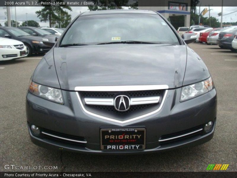 Polished Metal Metallic / Ebony 2008 Acura TL 3.2