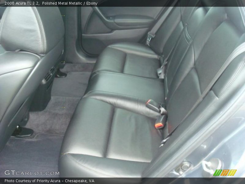 Polished Metal Metallic / Ebony 2008 Acura TL 3.2