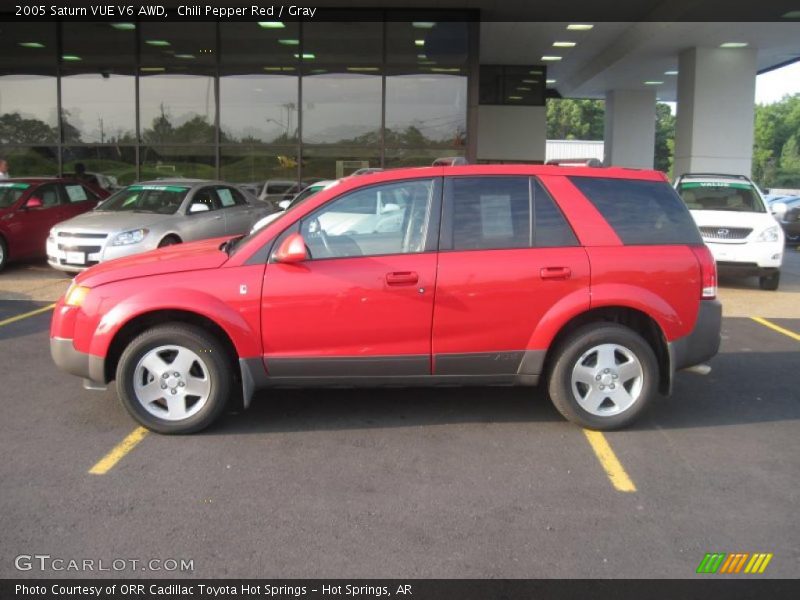 Chili Pepper Red / Gray 2005 Saturn VUE V6 AWD