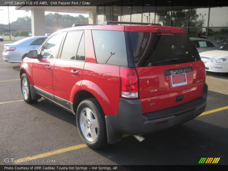 Chili Pepper Red / Gray 2005 Saturn VUE V6 AWD
