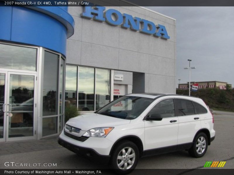 Taffeta White / Gray 2007 Honda CR-V EX 4WD
