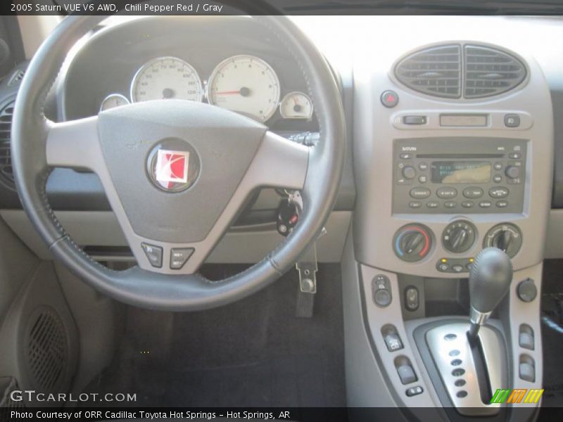 Chili Pepper Red / Gray 2005 Saturn VUE V6 AWD