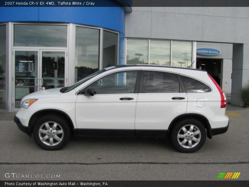 Taffeta White / Gray 2007 Honda CR-V EX 4WD