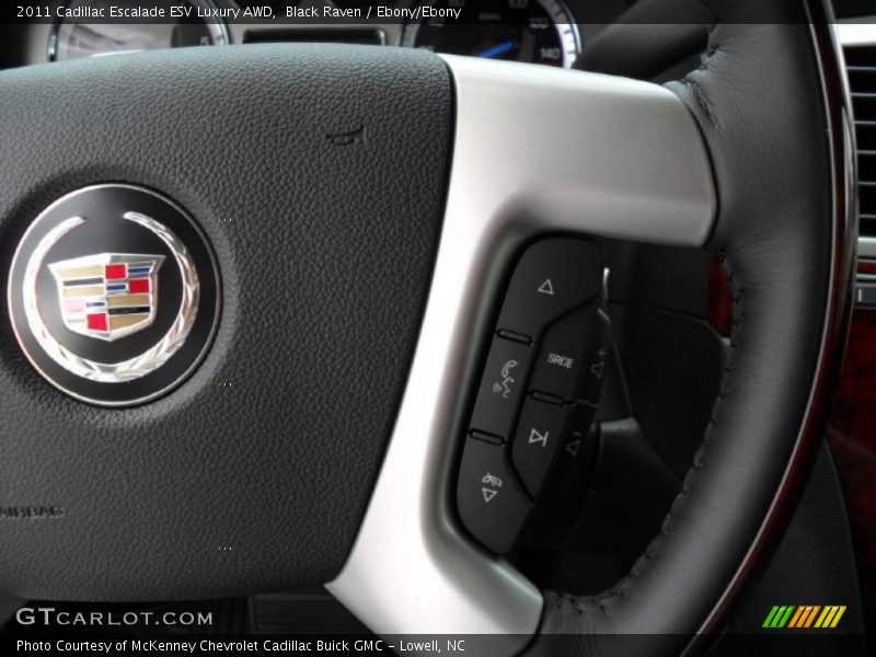 Black Raven / Ebony/Ebony 2011 Cadillac Escalade ESV Luxury AWD