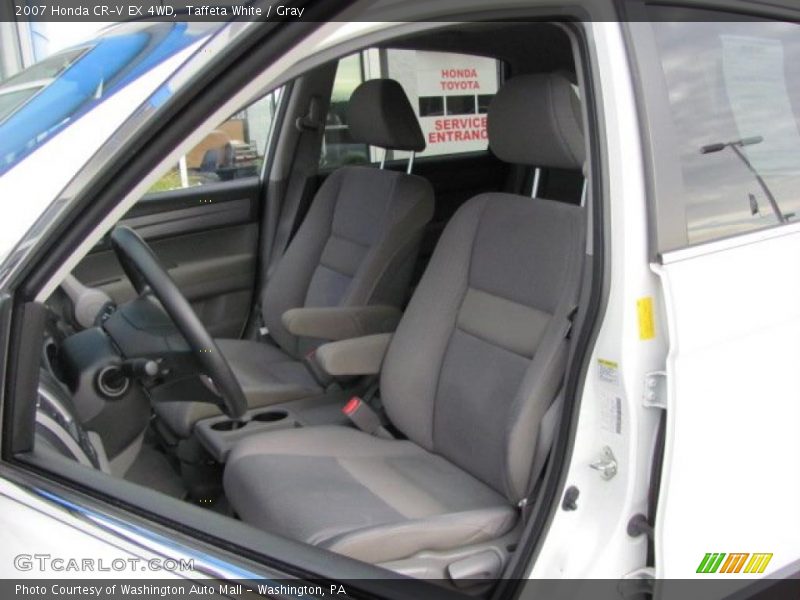 Taffeta White / Gray 2007 Honda CR-V EX 4WD