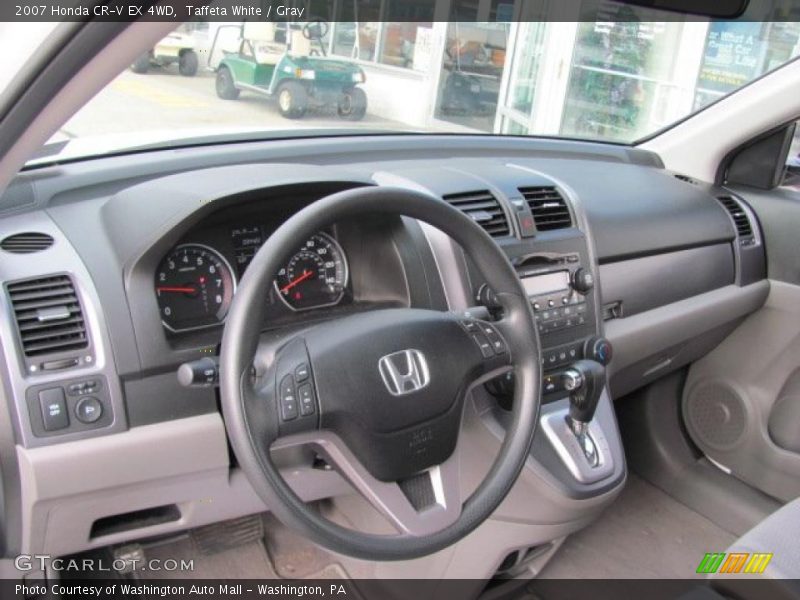 Taffeta White / Gray 2007 Honda CR-V EX 4WD