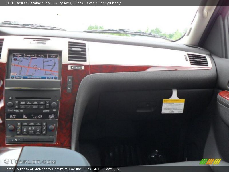 Black Raven / Ebony/Ebony 2011 Cadillac Escalade ESV Luxury AWD