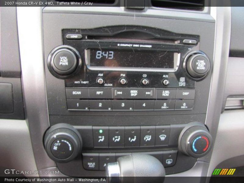 Taffeta White / Gray 2007 Honda CR-V EX 4WD