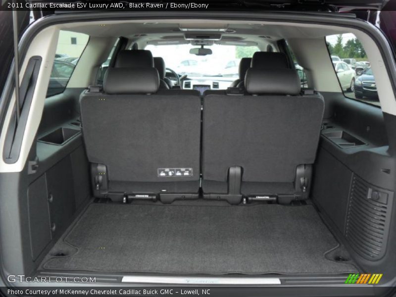 Black Raven / Ebony/Ebony 2011 Cadillac Escalade ESV Luxury AWD