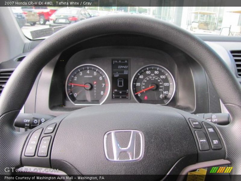 Taffeta White / Gray 2007 Honda CR-V EX 4WD