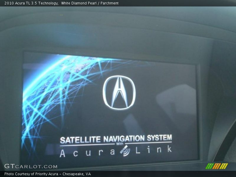 White Diamond Pearl / Parchment 2010 Acura TL 3.5 Technology