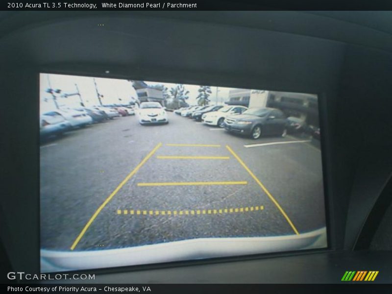 White Diamond Pearl / Parchment 2010 Acura TL 3.5 Technology