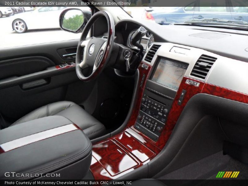 Black Raven / Ebony/Ebony 2011 Cadillac Escalade ESV Luxury AWD