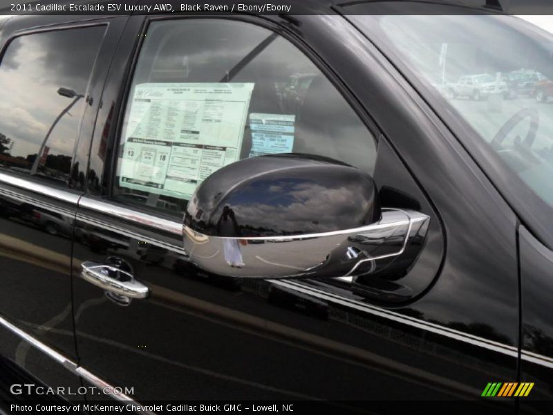 Black Raven / Ebony/Ebony 2011 Cadillac Escalade ESV Luxury AWD