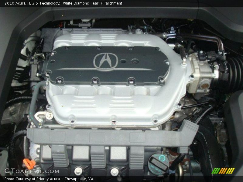 White Diamond Pearl / Parchment 2010 Acura TL 3.5 Technology