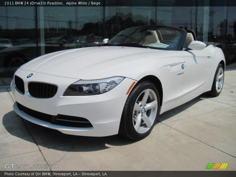 Alpine White / Beige 2011 BMW Z4 sDrive30i Roadster