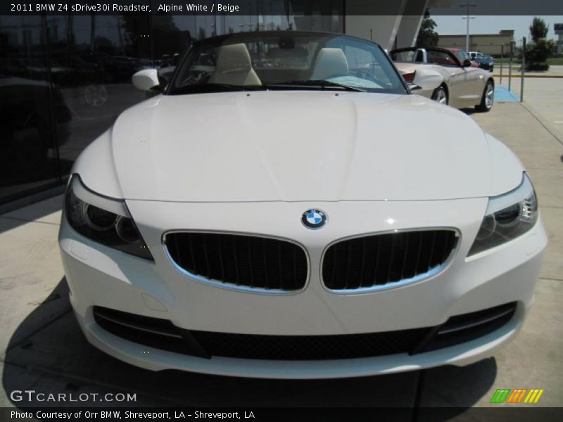 Alpine White / Beige 2011 BMW Z4 sDrive30i Roadster