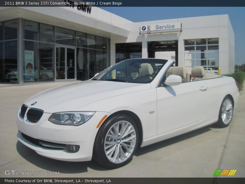 Alpine White / Cream Beige 2011 BMW 3 Series 335i Convertible