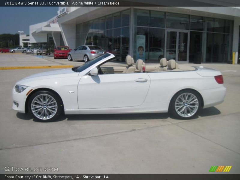 Alpine White / Cream Beige 2011 BMW 3 Series 335i Convertible