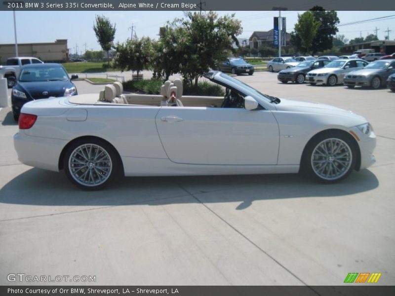 Alpine White / Cream Beige 2011 BMW 3 Series 335i Convertible