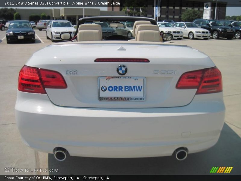 Alpine White / Cream Beige 2011 BMW 3 Series 335i Convertible