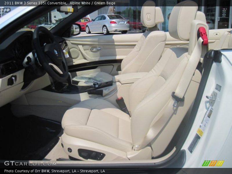 Alpine White / Cream Beige 2011 BMW 3 Series 335i Convertible
