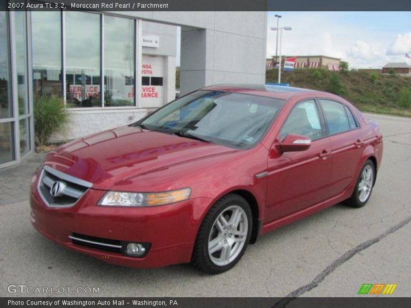 Moroccan Red Pearl / Parchment 2007 Acura TL 3.2