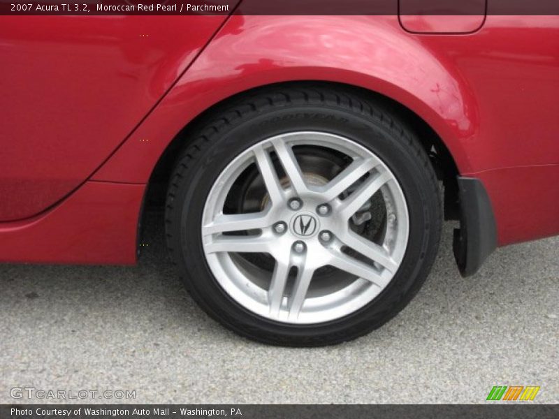 Moroccan Red Pearl / Parchment 2007 Acura TL 3.2