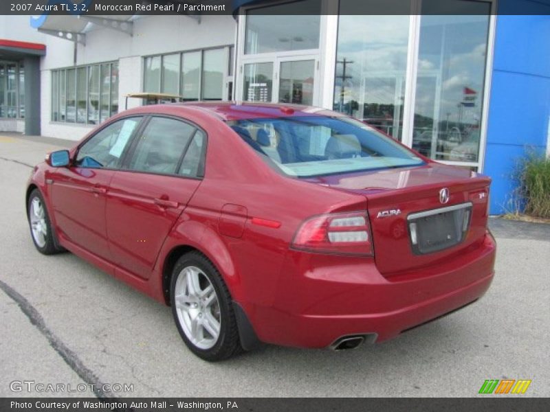 Moroccan Red Pearl / Parchment 2007 Acura TL 3.2