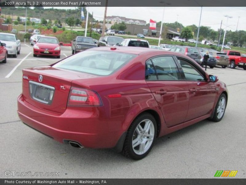 Moroccan Red Pearl / Parchment 2007 Acura TL 3.2