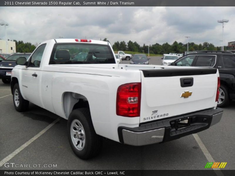 Summit White / Dark Titanium 2011 Chevrolet Silverado 1500 Regular Cab