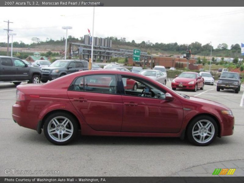 Moroccan Red Pearl / Parchment 2007 Acura TL 3.2