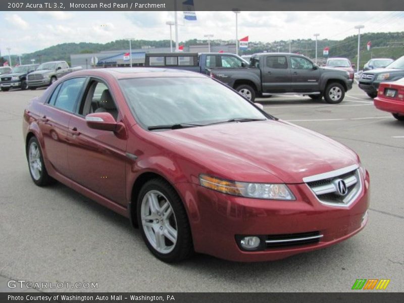 Moroccan Red Pearl / Parchment 2007 Acura TL 3.2