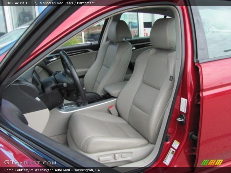 Moroccan Red Pearl / Parchment 2007 Acura TL 3.2