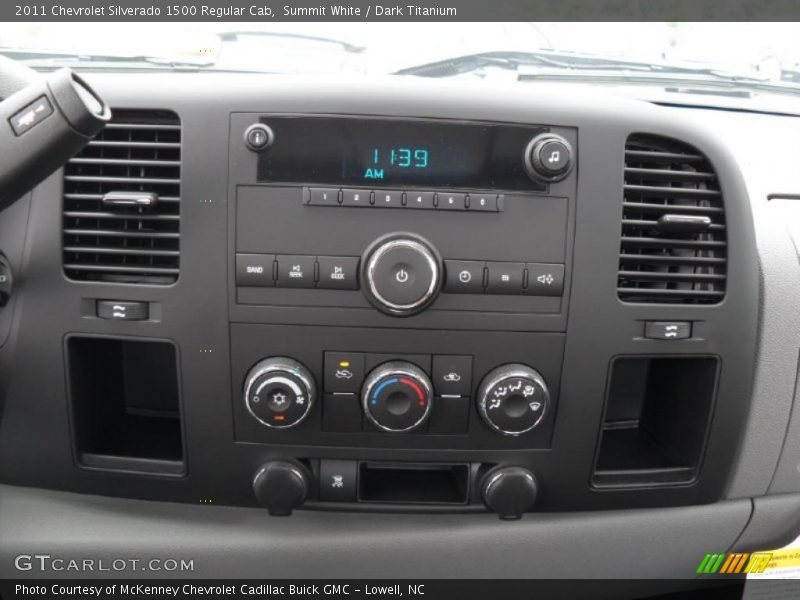 Summit White / Dark Titanium 2011 Chevrolet Silverado 1500 Regular Cab