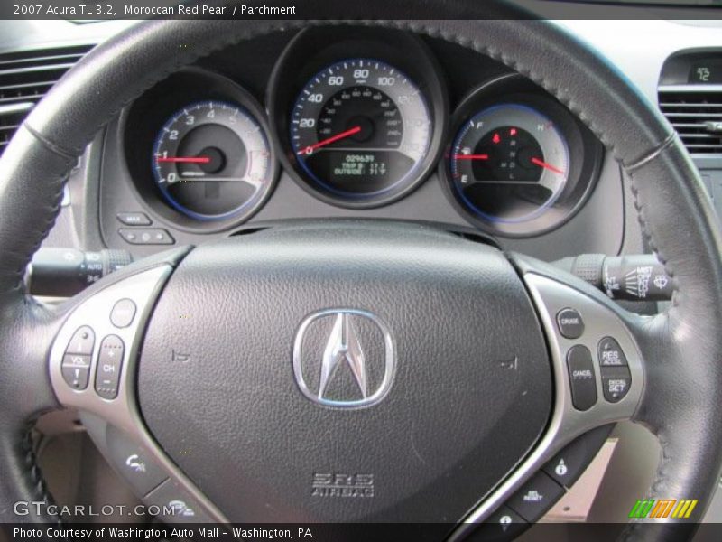 Moroccan Red Pearl / Parchment 2007 Acura TL 3.2