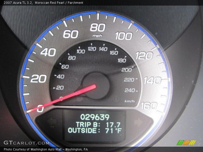 Moroccan Red Pearl / Parchment 2007 Acura TL 3.2