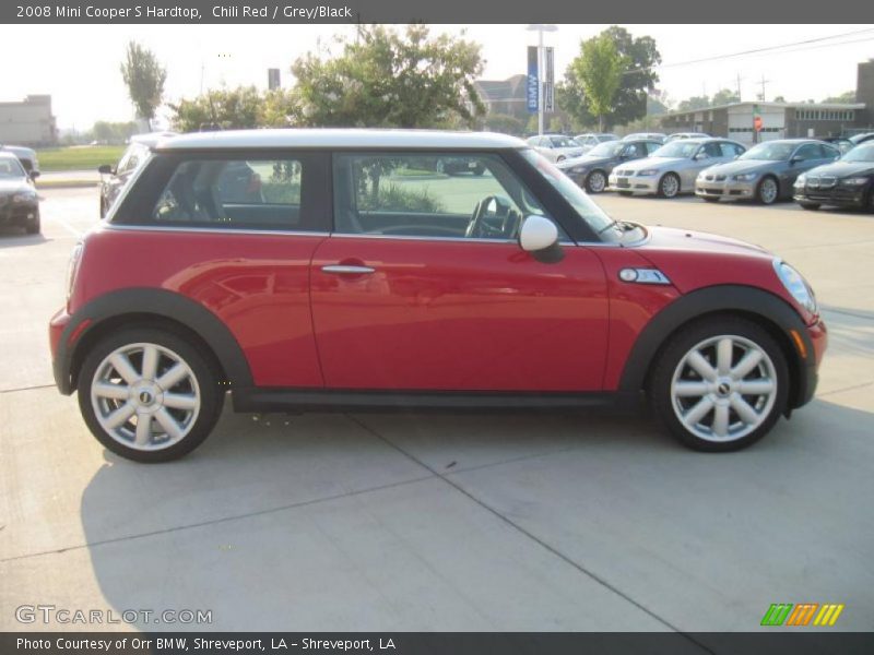 Chili Red / Grey/Black 2008 Mini Cooper S Hardtop